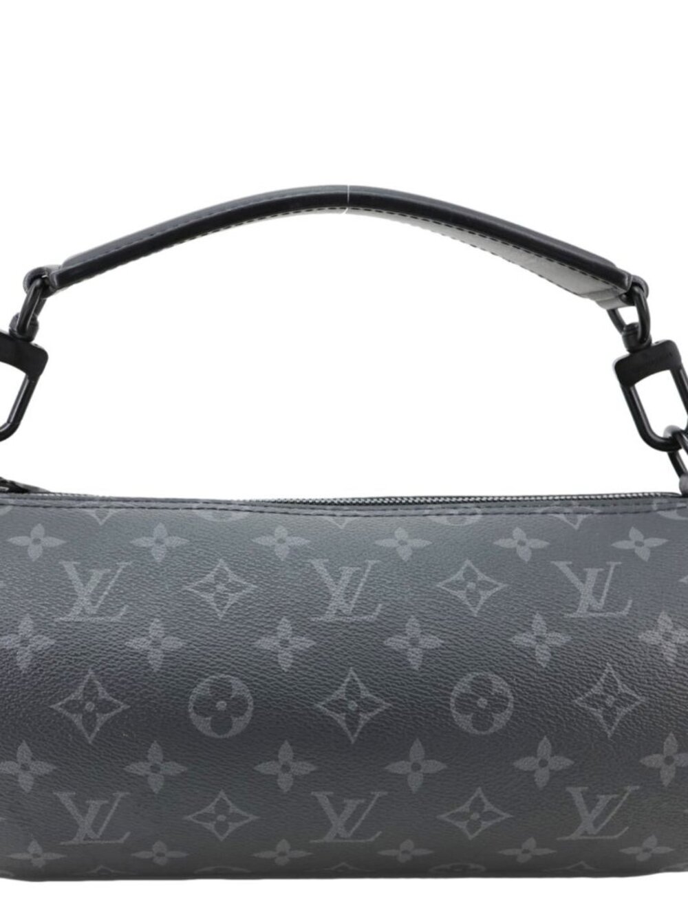 Louis Vuitton  Polochon PM Soft Monogram Eclipse Canvas Crossbody Bag Black - Picture 4 of 14